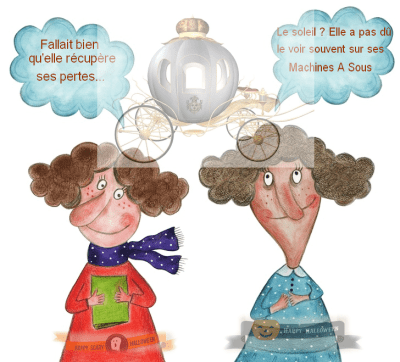 Quand elle revenait, elle était rouge comme une citrouille