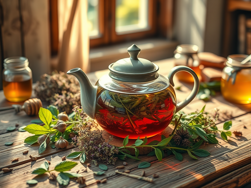Tisane anti-herpétique et&nbsp;d&rsquo;aunée