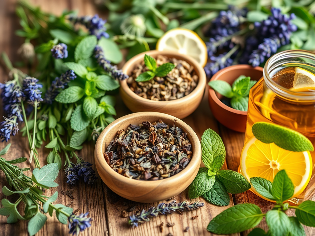 Espèces, tisanes, verveine citronnée, formules de tisanes&nbsp;détoxifiantes